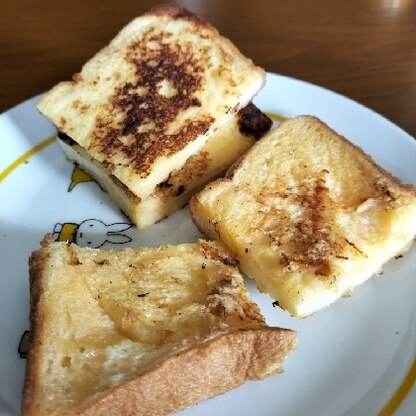 休みの日の朝食に☆美味しくいただきました(◍•ᴗ•◍)